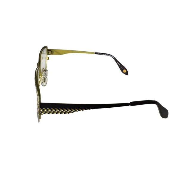 Fysh Urban Eyewear Glasses Frame Only 3501 620 52-19-145 Unisex Brown Chartreuse - Picture 2 of 10